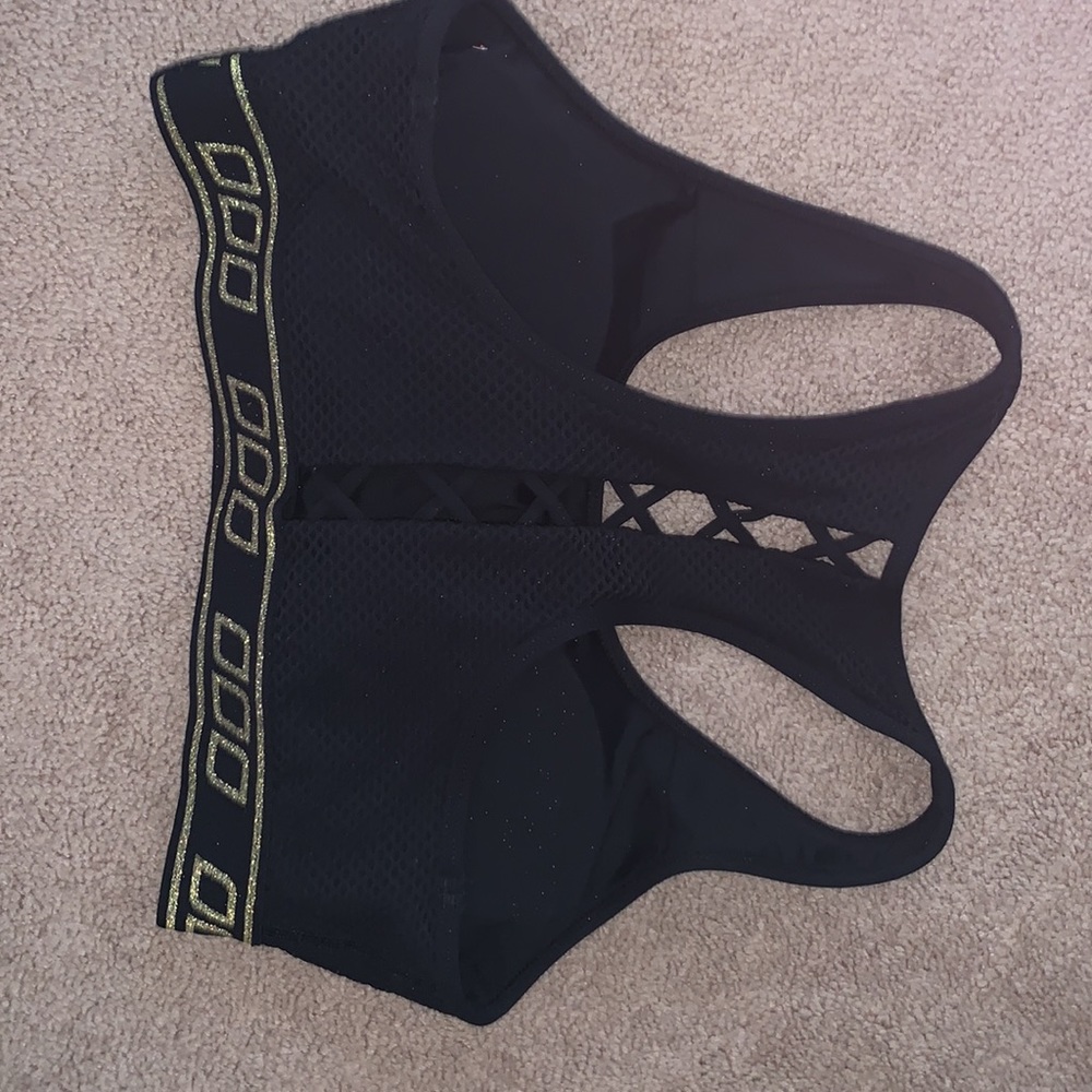 Lorna Jane Golden Sports Bra - Picture 3 of 3